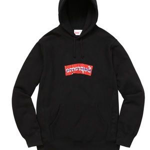 Supreme x Come Des Garçon Black Hoodie
